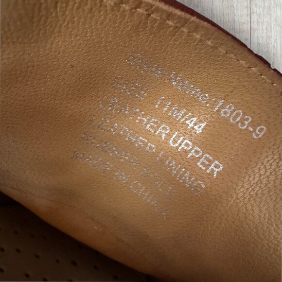 Golden Coast Brown Crocodile Embossed Leather Bit Slip-On Loafers Shoes Mens 11M - Picture 10 of 15